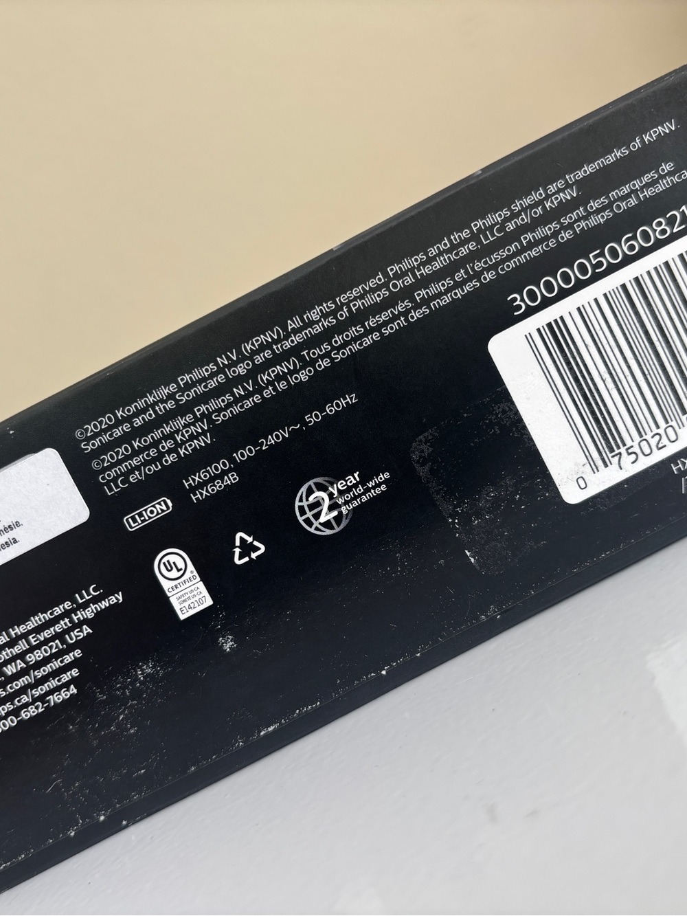 Philips Sonicare 5300 Rechargeable Sonic Toothbrush HX6423/34 Blk - Open Box New - Picture 5 of 13